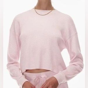 Aritzia TNA Waffle knit Shirt